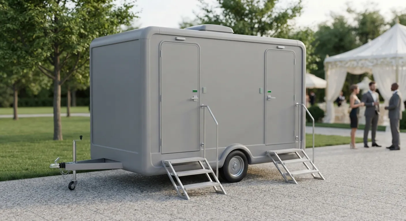 2 Stall Restroom Trailer in Cary, NC