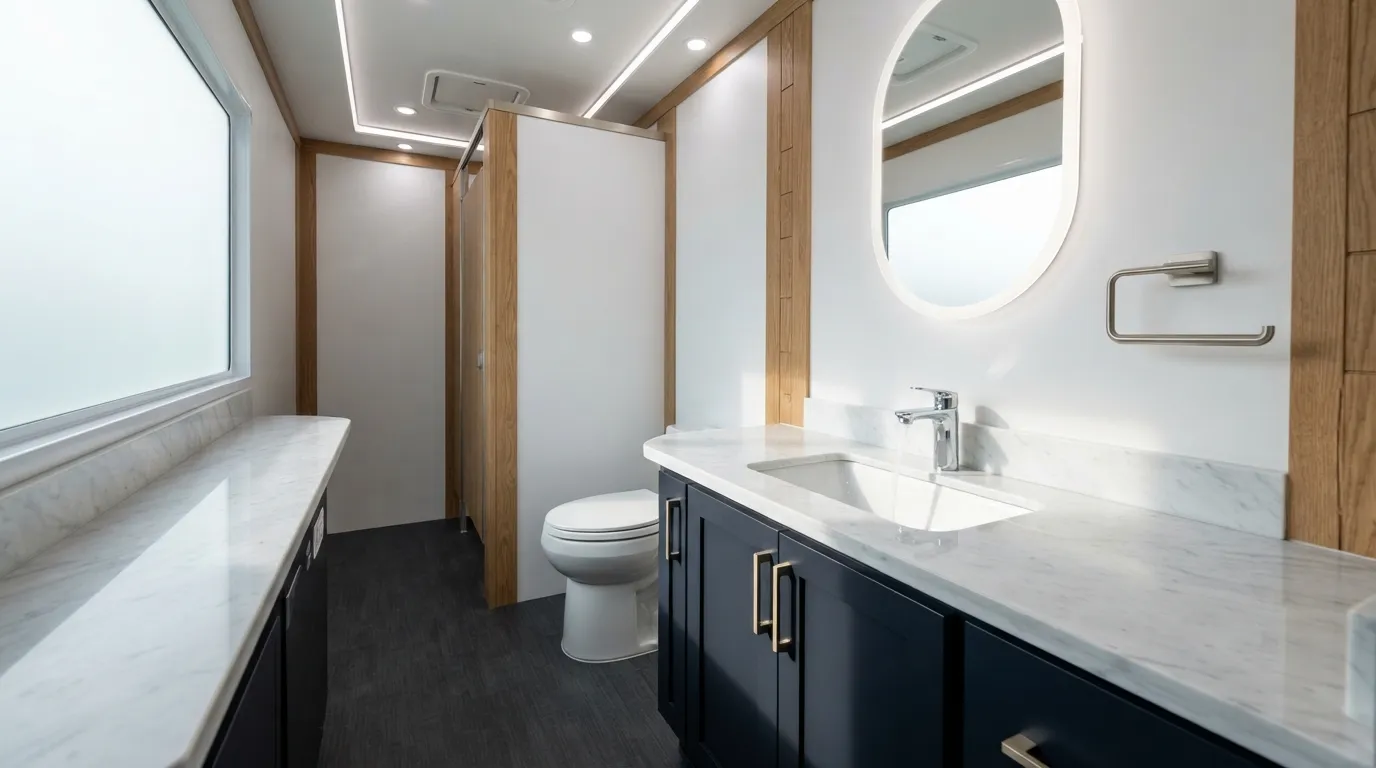 Luxury Restroom Trailer in Cary, NC