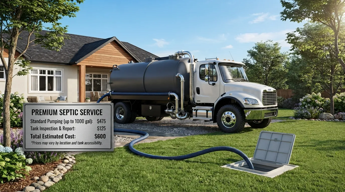 Septic Tank Pumping Cost in Cary, NC